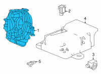 OEM 2021 Acura TLX Reel Assembly, Cable Diagram - 77900-TGV-D72