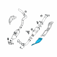 OEM 2016 Ram 2500 Shield-Exhaust Diagram - 68065530AD