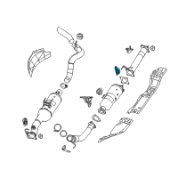 OEM 2015 Ram 2500 Hanger-Exhaust Diagram - 68141627AB