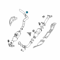 OEM 2018 Ram 2500 INSULATOR-Exhaust Support Diagram - 68270587AA