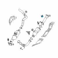 OEM 2015 Ram 3500 Bracket-Exhaust Diagram - 68225229AB