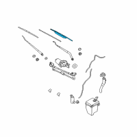 OEM 2008 Hyundai Accent WIPER Blade 22 Diagram - 99H09-AKA22-C