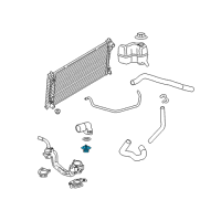 OEM 2002 Ford Mustang Thermostat Diagram - 7L3Z-8575-E