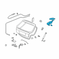 OEM Honda Civic Opener *NH167L* Diagram - 74882-S03-G01ZA