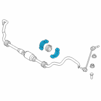 OEM 2009 BMW X6 Stabilizer Support Diagram - 37-11-6-859-512