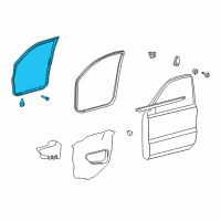 OEM 2019 Toyota Land Cruiser Door Weatherstrip Diagram - 67862-60150