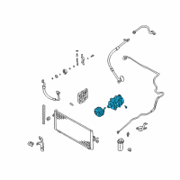 OEM Infiniti Compressor Cool Diagram - 92600-2Y01C