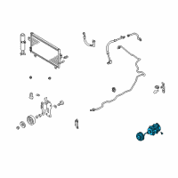 OEM 2003 Nissan Maxima Compressor-Cooler Diagram - 92600-5Y700