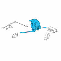 OEM Buick Cascada Clock Spring Diagram - 23320308