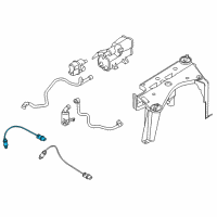 OEM 2013 BMW M3 Front Oxygen Sensor Air Fuel Ratio Sensor Diagram - 11-78-7-537-984