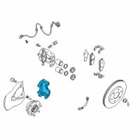 OEM 2009 Nissan Armada Member-Torque, Front, RH Diagram - 41014-ZC60A