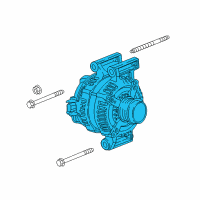 OEM Buick Envision Alternator Diagram - 23286558