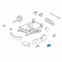 OEM Lexus LS460 Switch, Front Power Seat, LH Diagram - 84070-50070-A0