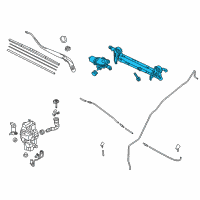 OEM Scion Motor & Linkage Diagram - 85010-WB001