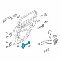 OEM 2015 Kia Soul EV Checker Assembly-Rear Door Diagram - 79480B2000
