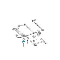 OEM Lexus STOPPER Sub-Assembly, Rear Diagram - 52204-06010