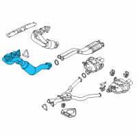 OEM 2008 BMW Z4 Exchange. Exhaust Manifold With Catalyst Diagram - 18-40-7-836-640