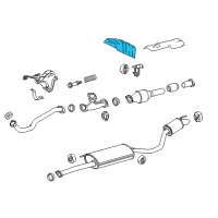 OEM 2018 Toyota Highlander Front Insulator Diagram - 58151-0E030