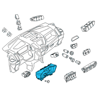 OEM 2016 Ford Transit-150 Cluster Diagram - CK4Z-10849-K