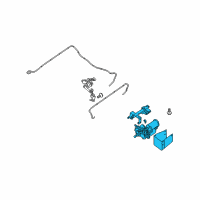 OEM 2014 Nissan Armada Compressor Assy-Air Diagram - 53400-7S600