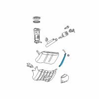 OEM 2004 Jeep Grand Cherokee Strap-Fuel Tank Diagram - 52100216
