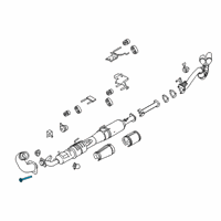 OEM 2019 Ford F-350 Super Duty Catalytic Converter Bolt Diagram - -W718005-S900