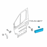 OEM Ford Transit-150 Side Molding Diagram - BK3Z-6120938-AB