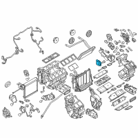 OEM 2017 Infiniti Q70L Air Intake Box, Sub Actuator Diagram - 27733-1MA0A