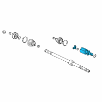 OEM 2016 Honda Civic Joint Complete, Inboar Diagram - 44310-TBA-A61