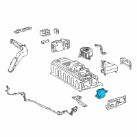 OEM 2016 Lexus ES300h Sensor, Battery Voltage Diagram - 89892-33020