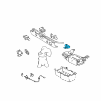 OEM Lexus Sensor Assy, Vapor Pressure Diagram - 89460-12010