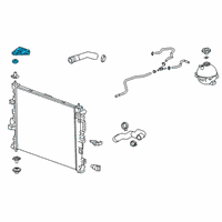 OEM Cadillac Mount Bracket Diagram - 84787236