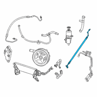 OEM 2019 Ram 3500 Hose-Power Steering Pressure Diagram - 68359760AC