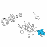 OEM 2016 Chevrolet Cruze Limited Thermostat Diagram - 25199828