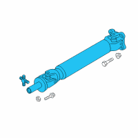 OEM 2017 Nissan Titan XD Propeller Shaft Assy-Rear Diagram - 37300-EZ00C