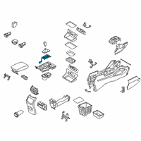 OEM 2019 Hyundai Tucson Indicator Cover Assembly-Shift Lever Diagram - 84654-D3010