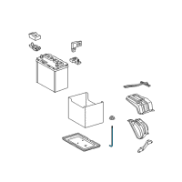 OEM 2016 Lexus NX200t Bolt, Battery Clamp Diagram - 74451-10060