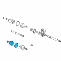 OEM 2012 Buick Regal Outer Boot Diagram - 13291737