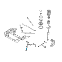 OEM 2011 BMW 135i Hex Bolt With Washer Diagram - 31-10-6-763-928