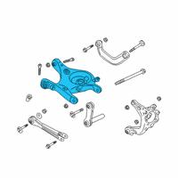 OEM 2022 Lincoln Aviator ARM ASY - REAR SUSPENSION Diagram - LC5Z-5500-A