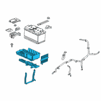 OEM Buick Envision Battery Tray Diagram - 84491790