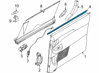 OEM Kia Carnival W/STRIP-Rr Dr Belt I Diagram - 83231R0000