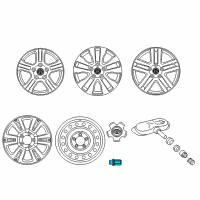 OEM 2020 Toyota Tundra Wheel, Spare Diagram - 42601-0C060