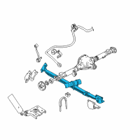 OEM Mercury Leaf Spring Diagram - F57Z-5560-A