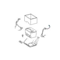 OEM 2008 Dodge Ram 1500 Battery Wiring Diagram - 56051989AA