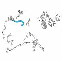 OEM 2013 Nissan Maxima Hose Assy-Suction, Power Steering Diagram - 49717-9N00A