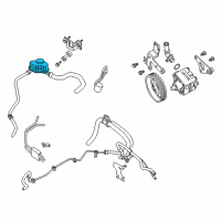 OEM 2009 Nissan Maxima Tank Assy-Reservoir Diagram - 49180-JA000