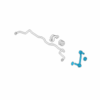 OEM 2006 Hyundai Azera Link Assembly-Front Stabilizer Diagram - 54830-3K010