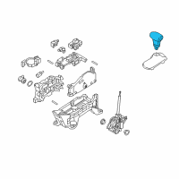 OEM 2017 Kia Optima Knob Assembly-Gear Shift Diagram - 46720D4200WK