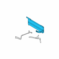 OEM 2005 Mercury Mountaineer Oil Cooler Diagram - 4L2Z-7A095-BA